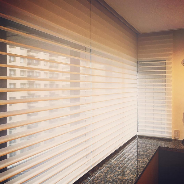 ハンターダグラス シルエットシェードの施工事例